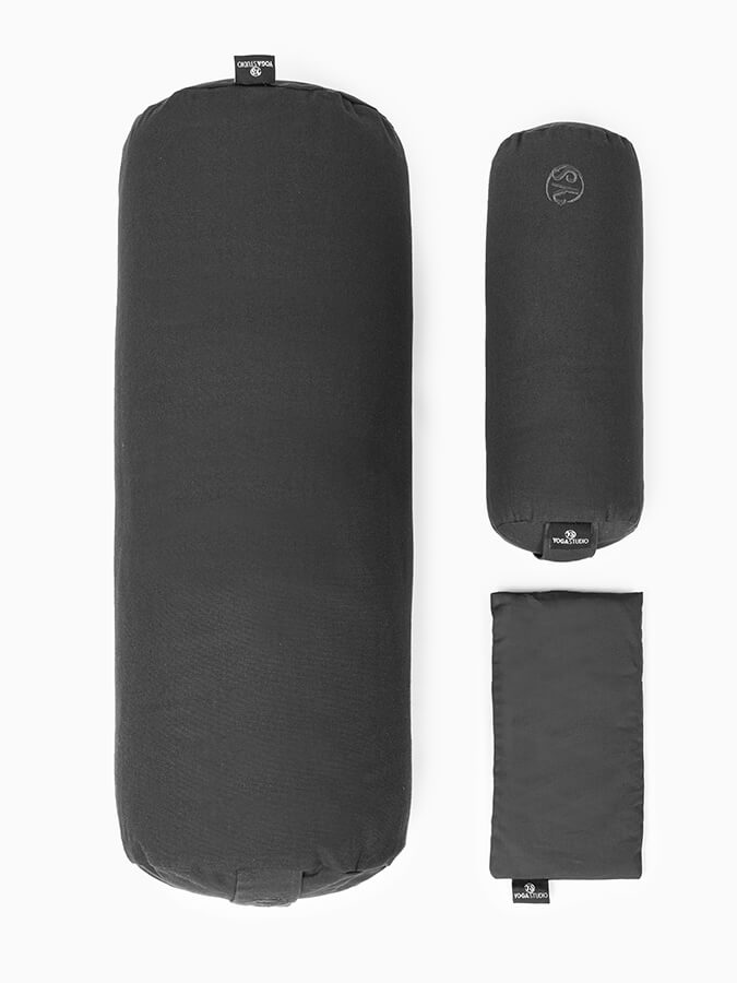 Yoga Studio Organic Meditation Bolster & Eye Pillow Set, Relax