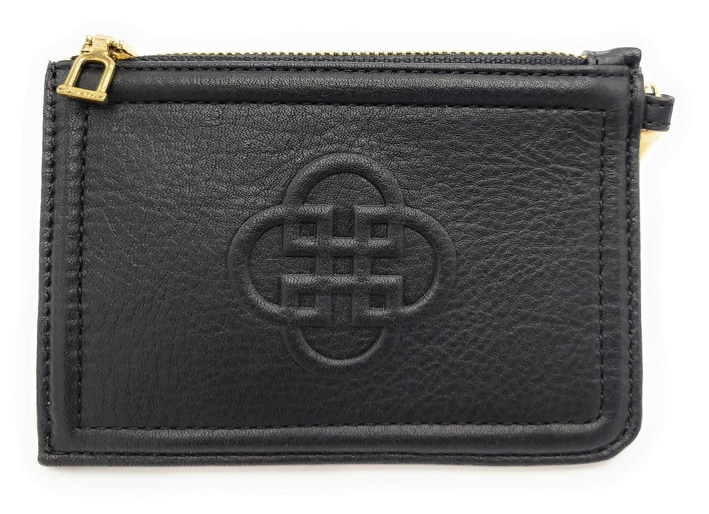 SADDLER PIPER Real Leather Designer Top Zip Card Holder | Gift Boxed