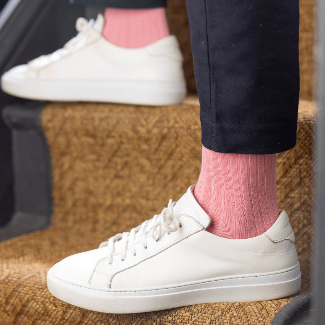 Light Pink Bamboo-Blend Socks