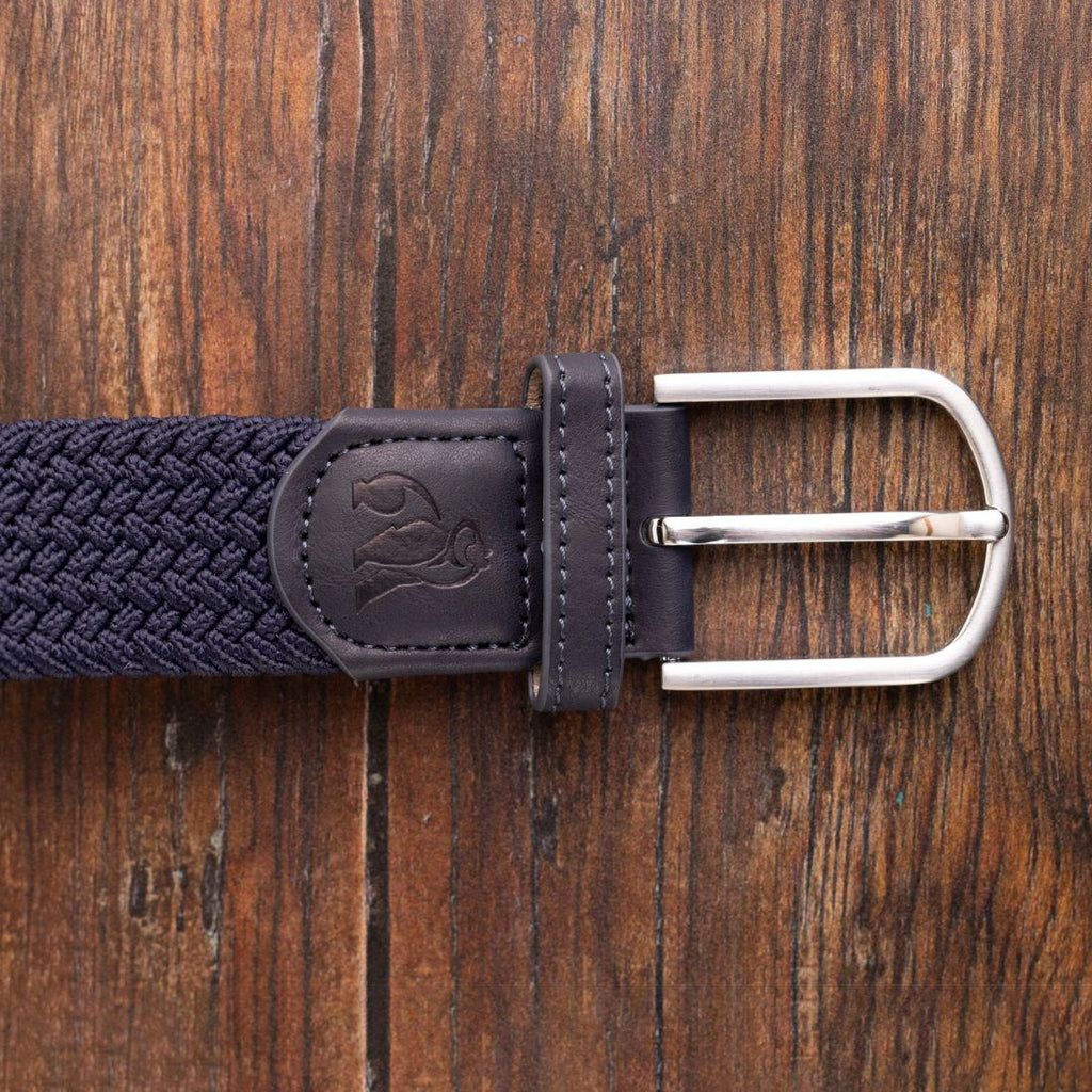 Navy Recycled Woven Belt