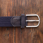 Navy Recycled Woven Belt