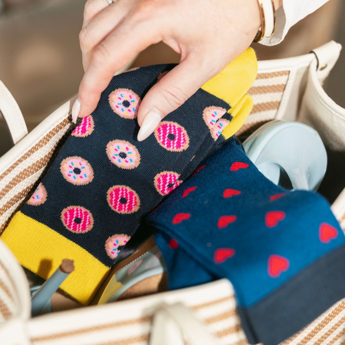 Doughnut Bamboo-Blend Socks