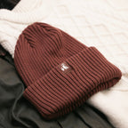 Burgundy Organic Cotton Beanie