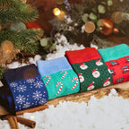 Snowflake Bamboo-Blend Socks