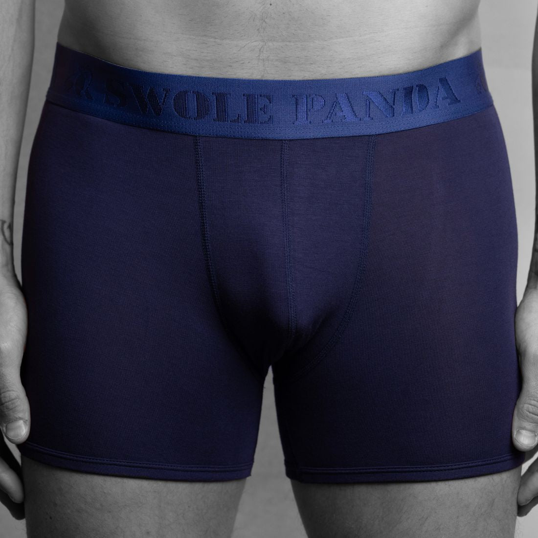 Navy Bamboo-Viscose Boxers