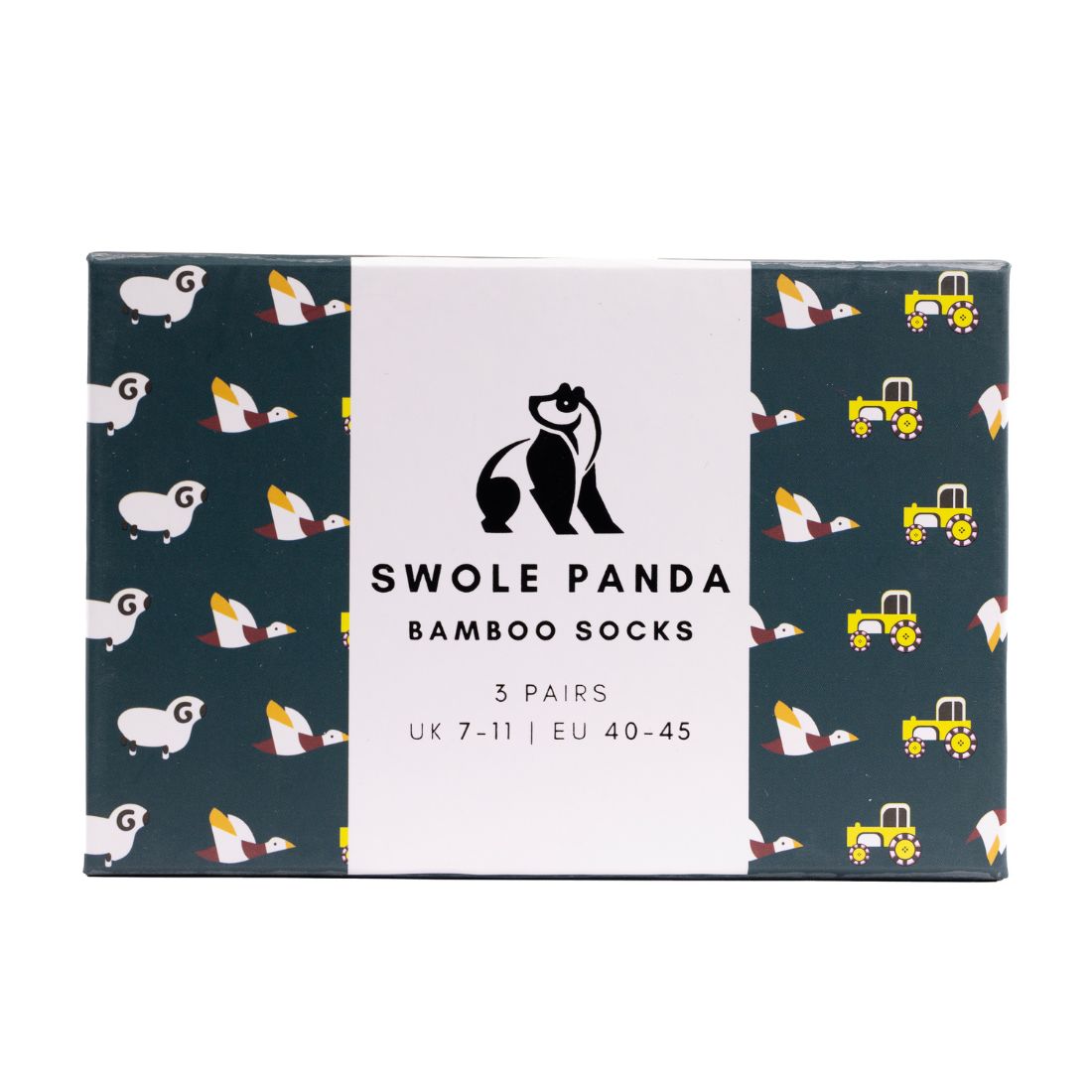Farm Bamboo-Blend Sock Gift Box, 3 Pairs