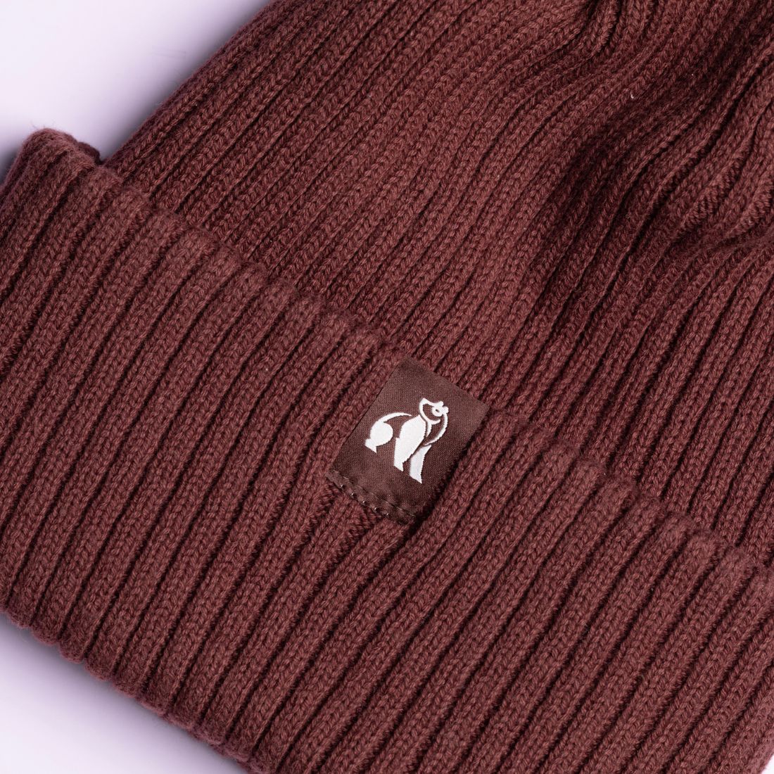 Burgundy Organic Cotton Beanie