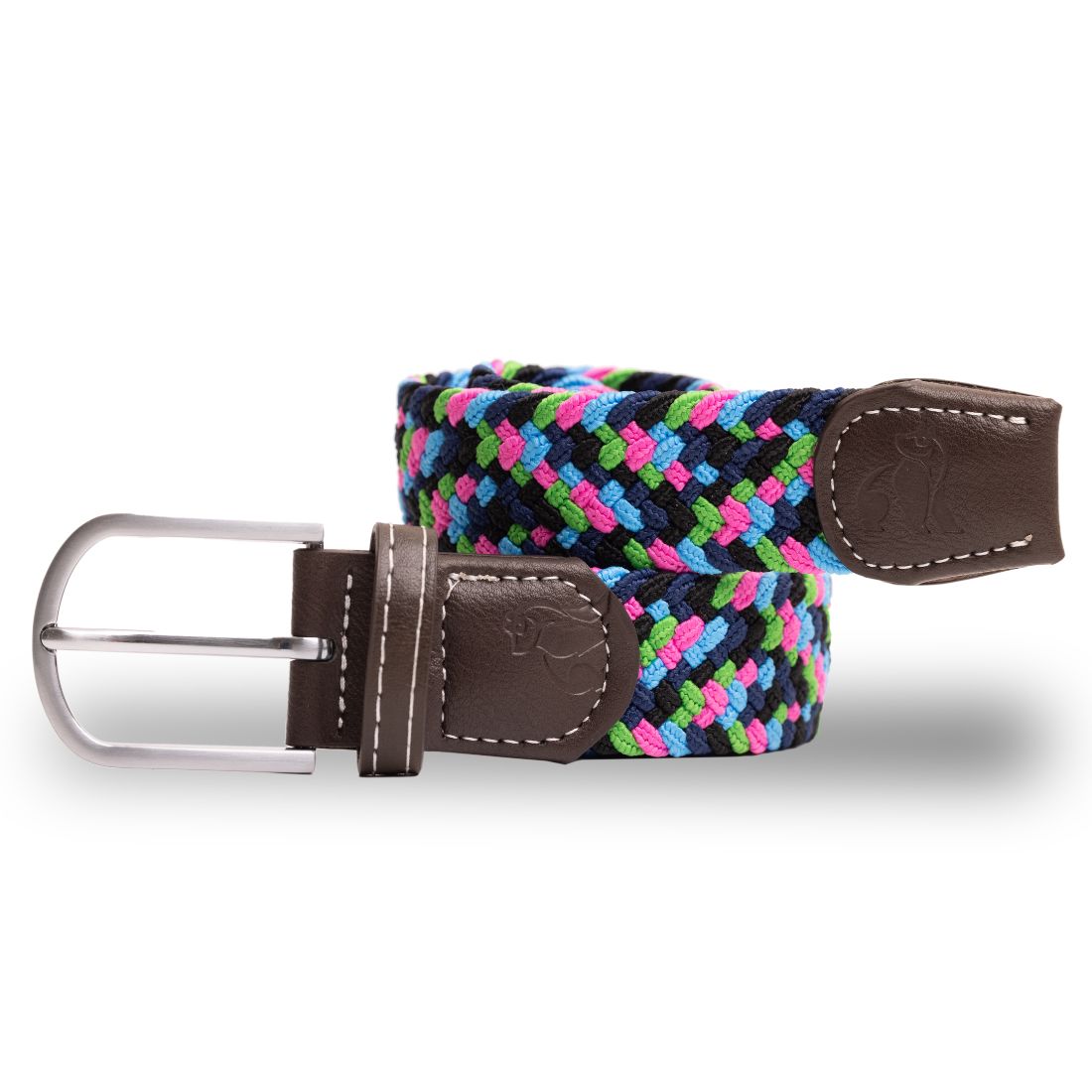 Neon Zigzag Recycled Woven Belt