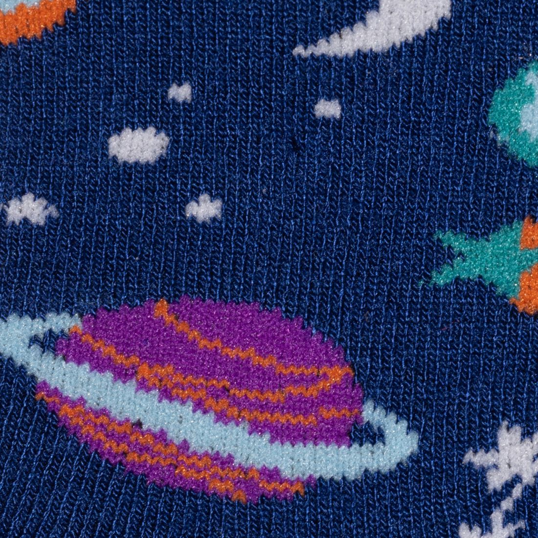 Children's Outer Space Bamboo-Blend Socks
