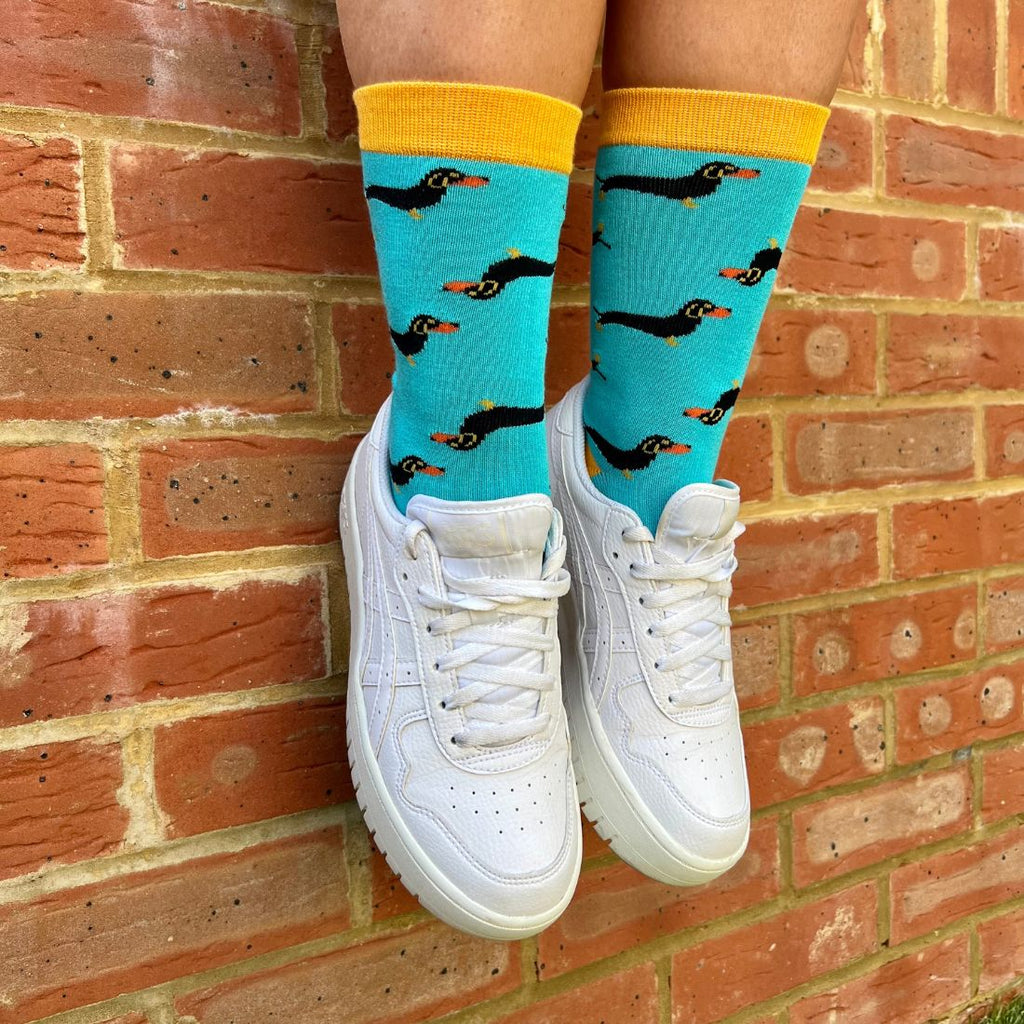 Sausage Dog Bamboo-Blend Socks