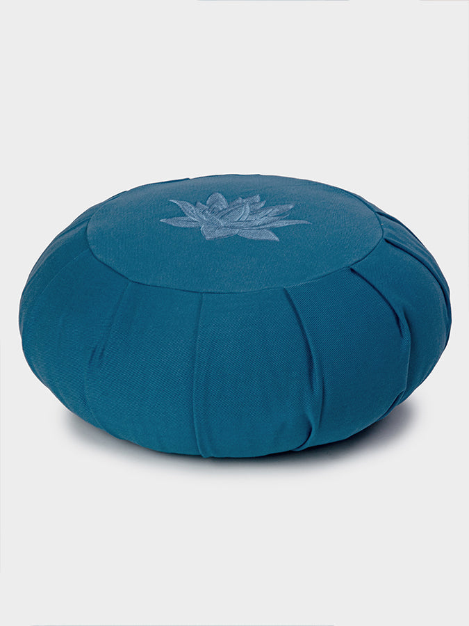 Yoga Studio GOTS Organic Cotton Round Lotus Zafu Buckwheat Cushion