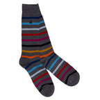 Narrow Stripe Bamboo-Blend Sock Bundle, 4 Pairs
