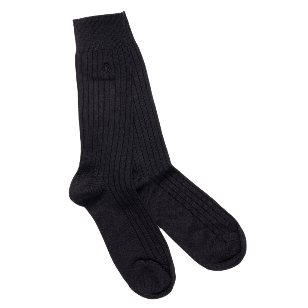 Plain Comfort Cuff Bamboo-Blend Sock Bundle, 4 Pairs