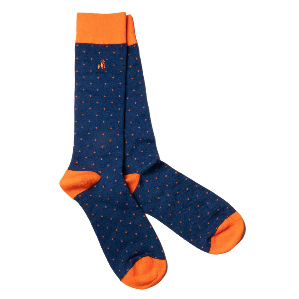 Spots & Stripes Comfort Cuff Bamboo-Blend Sock Bundle, 4 Pairs