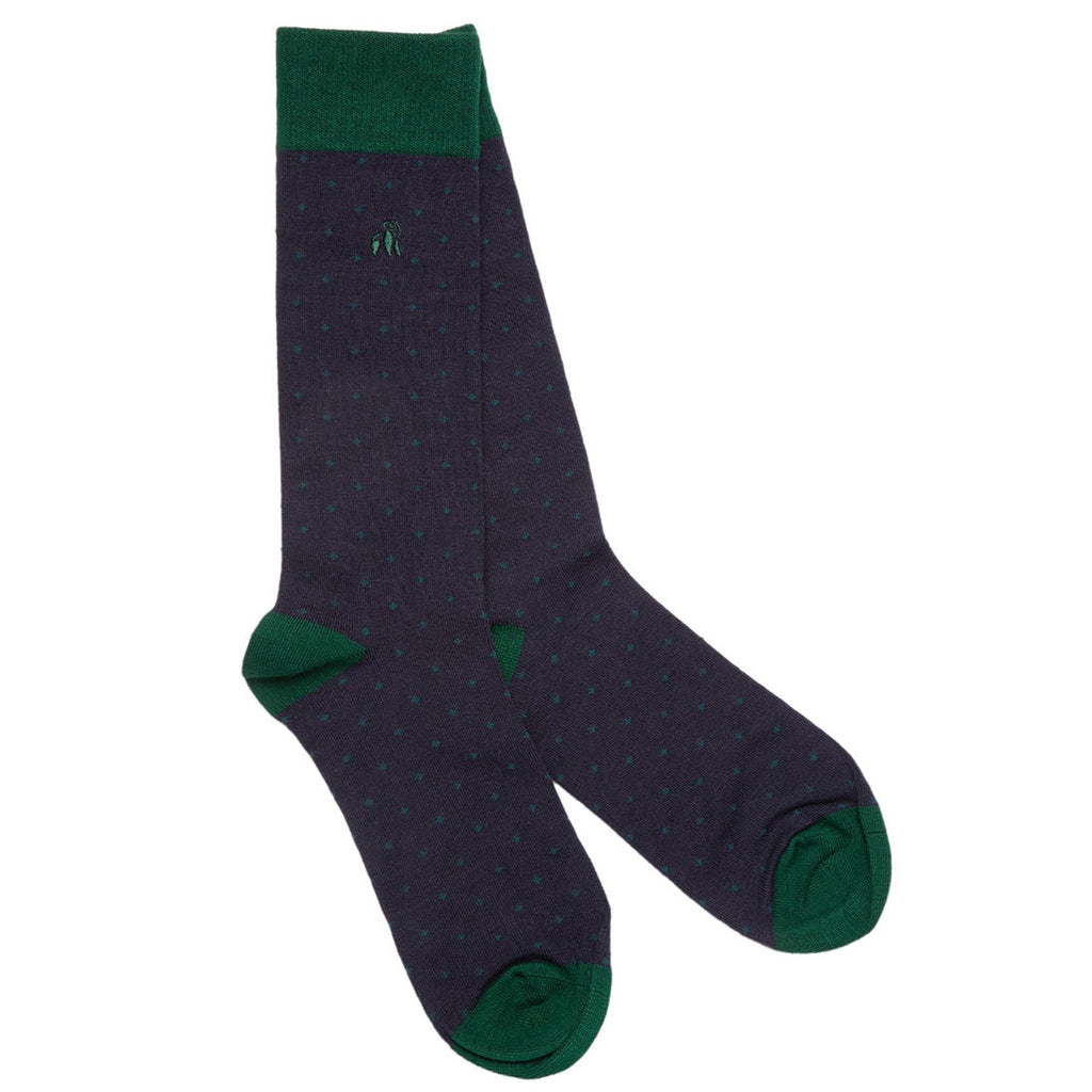 Spots & Stripes Comfort Cuff Bamboo-Blend Sock Bundle, 4 Pairs