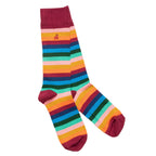 Spots & Stripes Comfort Cuff Bamboo-Blend Sock Bundle, 4 Pairs