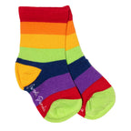 Children's Rainbow Stripe Bamboo-Blend Socks