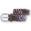 Rainbow Zigzag Recycled Woven Belt
