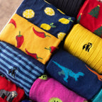 Build Your Own Bamboo-Blend Sock Gift Box, 15 Pairs
