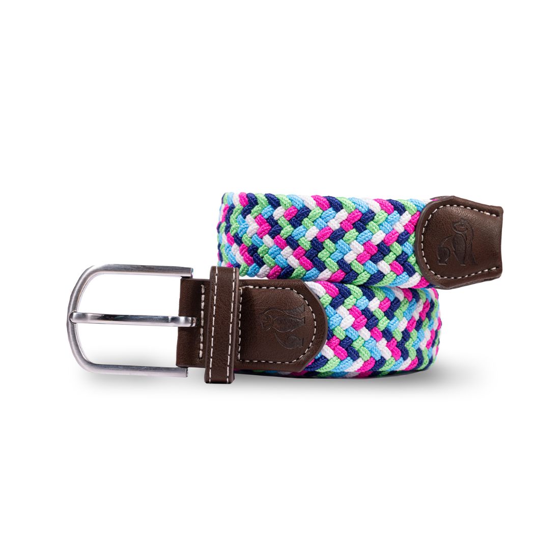 Bright Zigzag Recycled Woven Belt