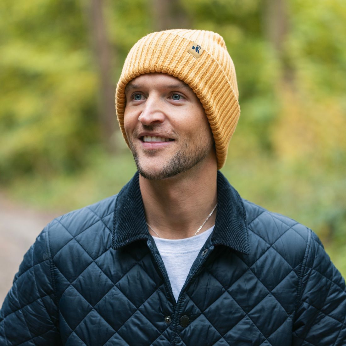 Mustard Organic Cotton Beanie