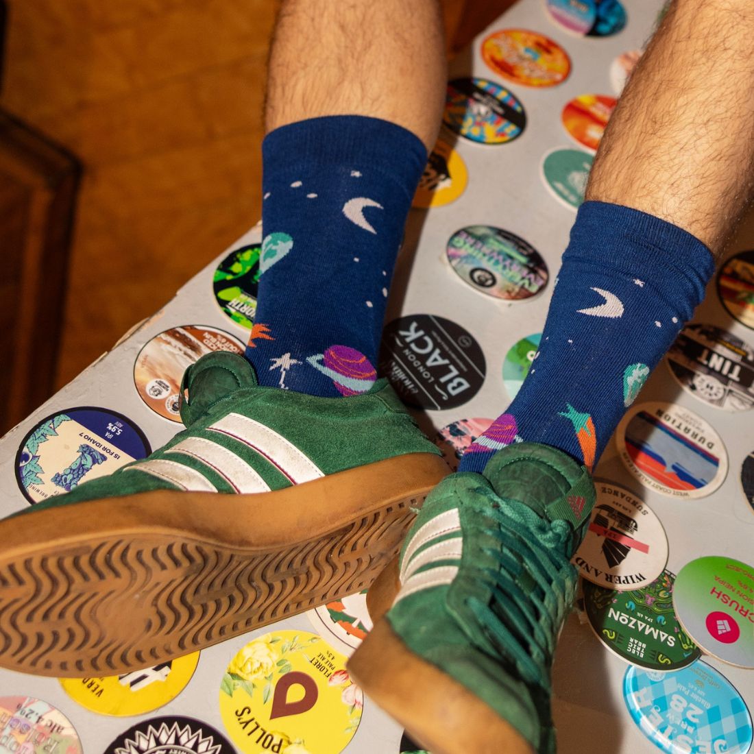 Outer Space Bamboo-Blend Socks