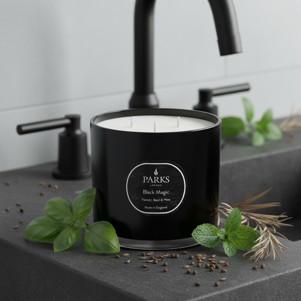 Vetiver, Basil & Mint 650g 3 Wick Candle