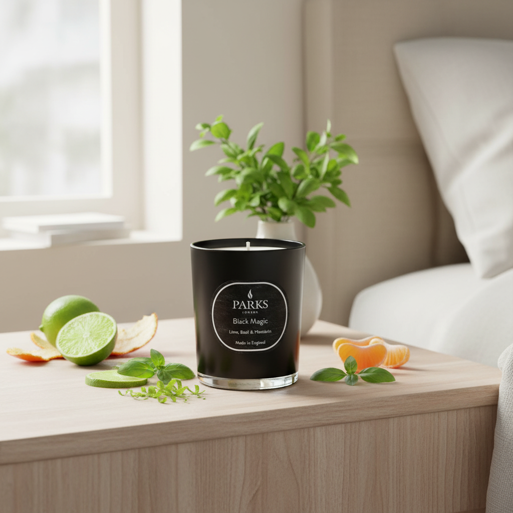 Lime, Basil & Mandarin 1 Wick Candle 180G