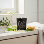 Lime, Basil & Mandarin 1 Wick Candle 180G