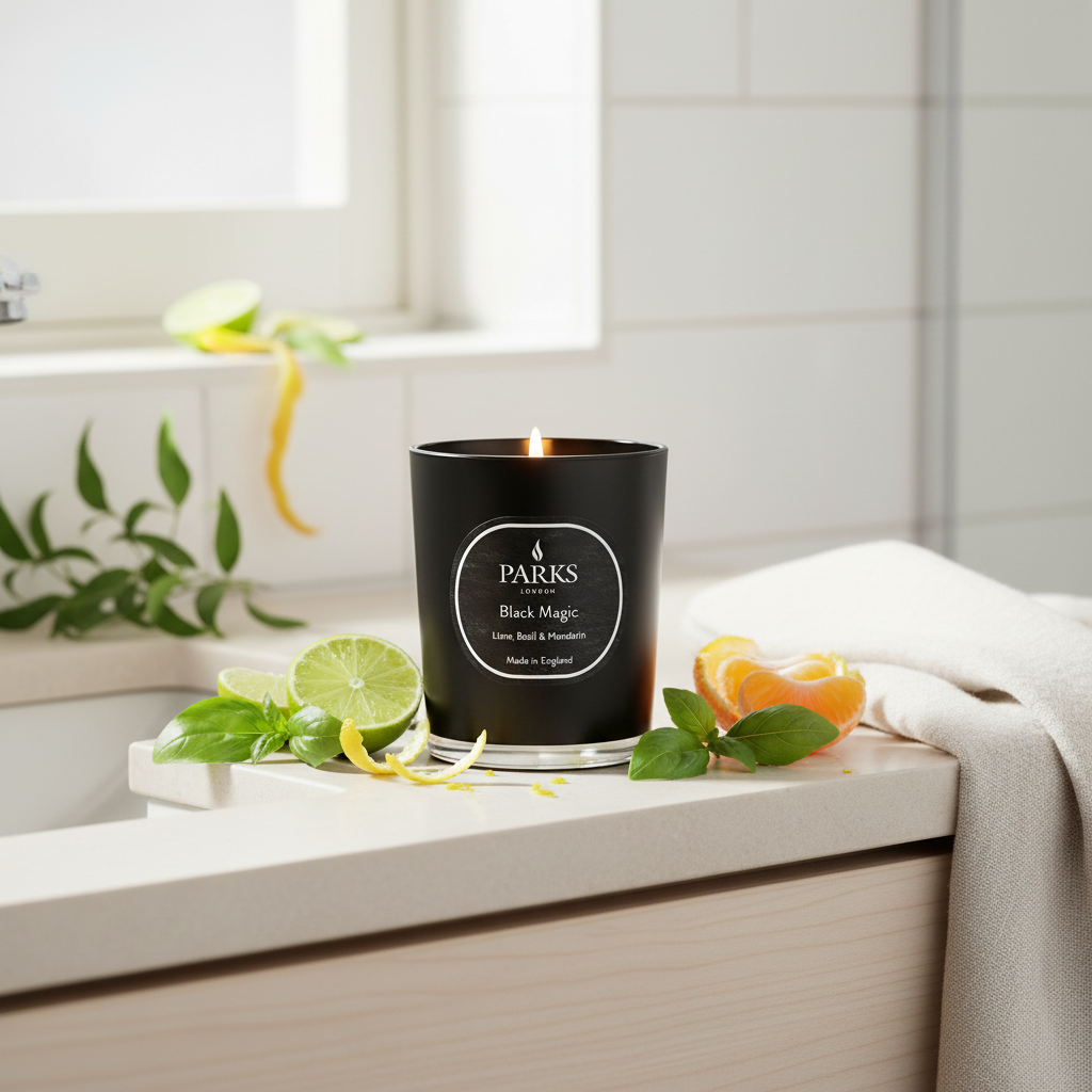 Lime, Basil & Mandarin 1 Wick Candle 180G