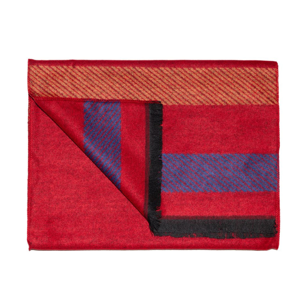 Red Stripe Bamboo Scarf