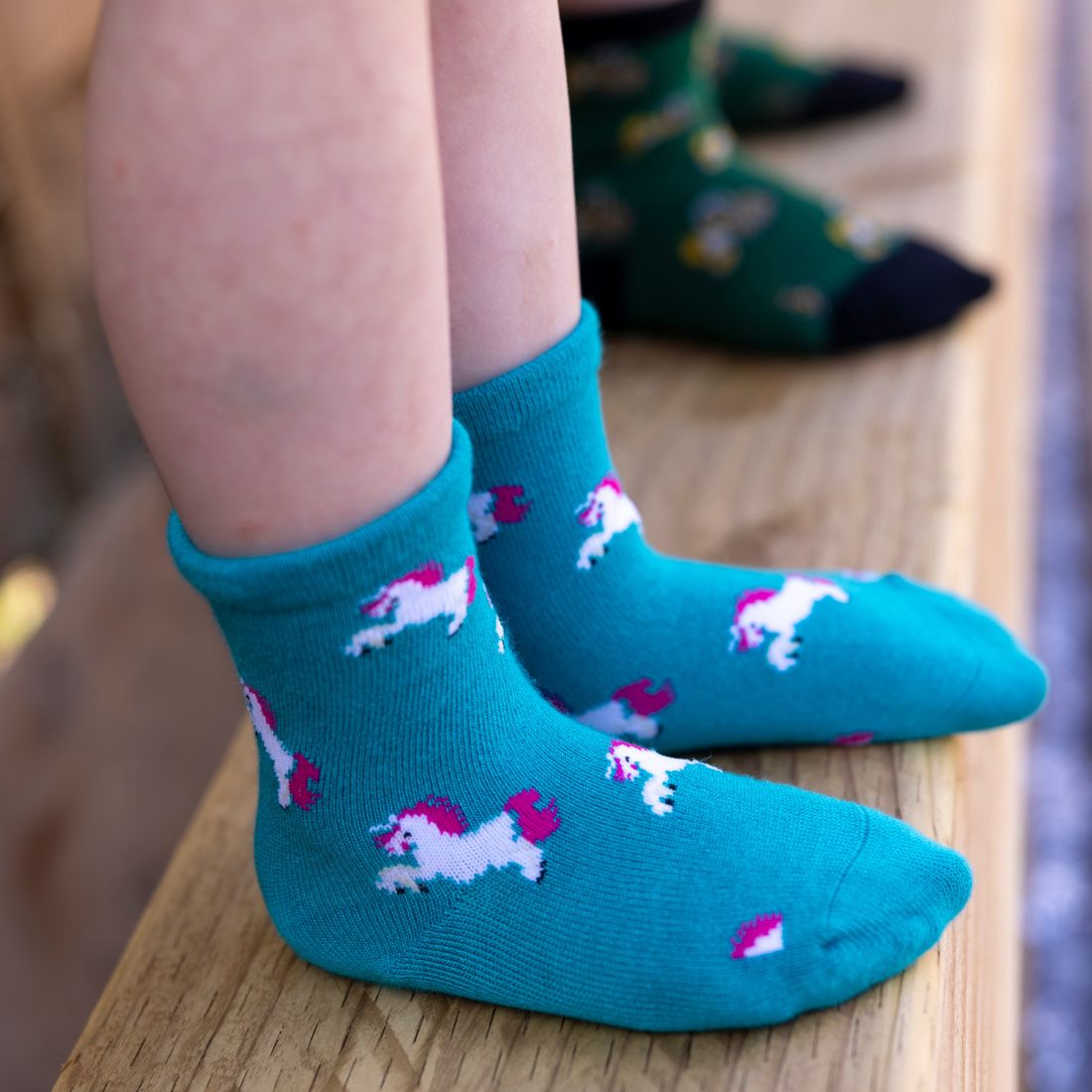 Children's Unicorn Bamboo-Blend Socks