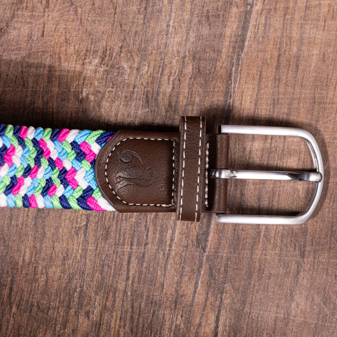 Bright Zigzag Recycled Woven Belt