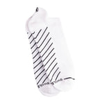 White Bamboo-Blend Performance Trainer Socks