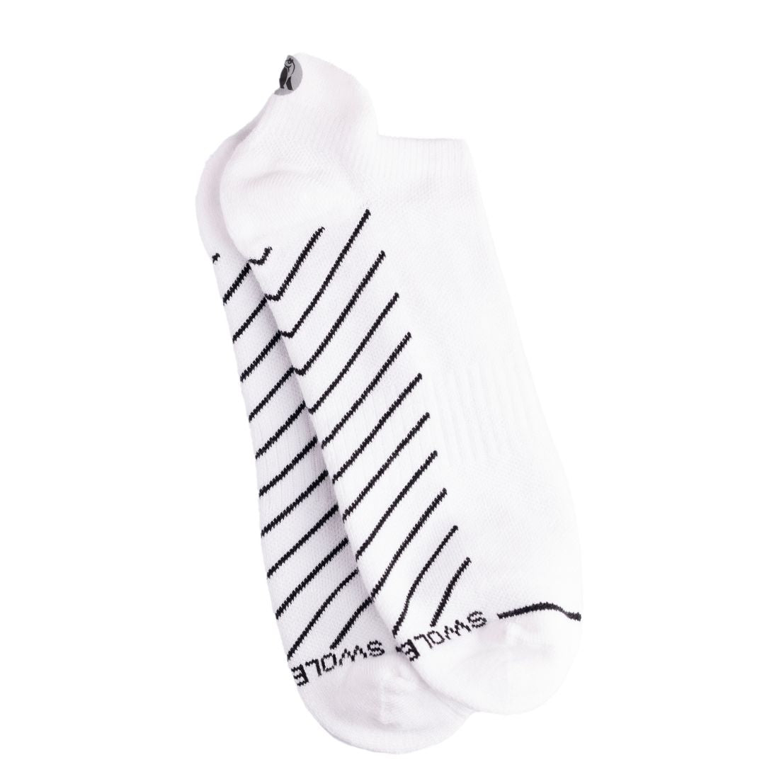 White Bamboo-Blend Performance Trainer Socks