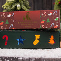 Red Bamboo-Blend Sock Gift Box, 4 Pairs