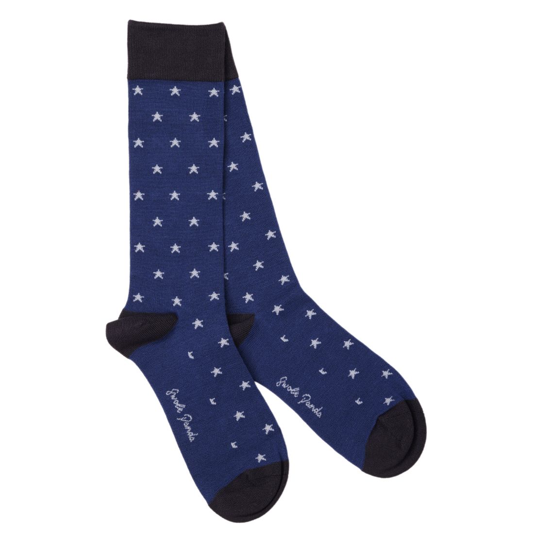 Star Christmas Bamboo-Blend Sock Gift Box, 1 Pair