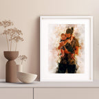 Personalised Watercolour Portrait – Landscape