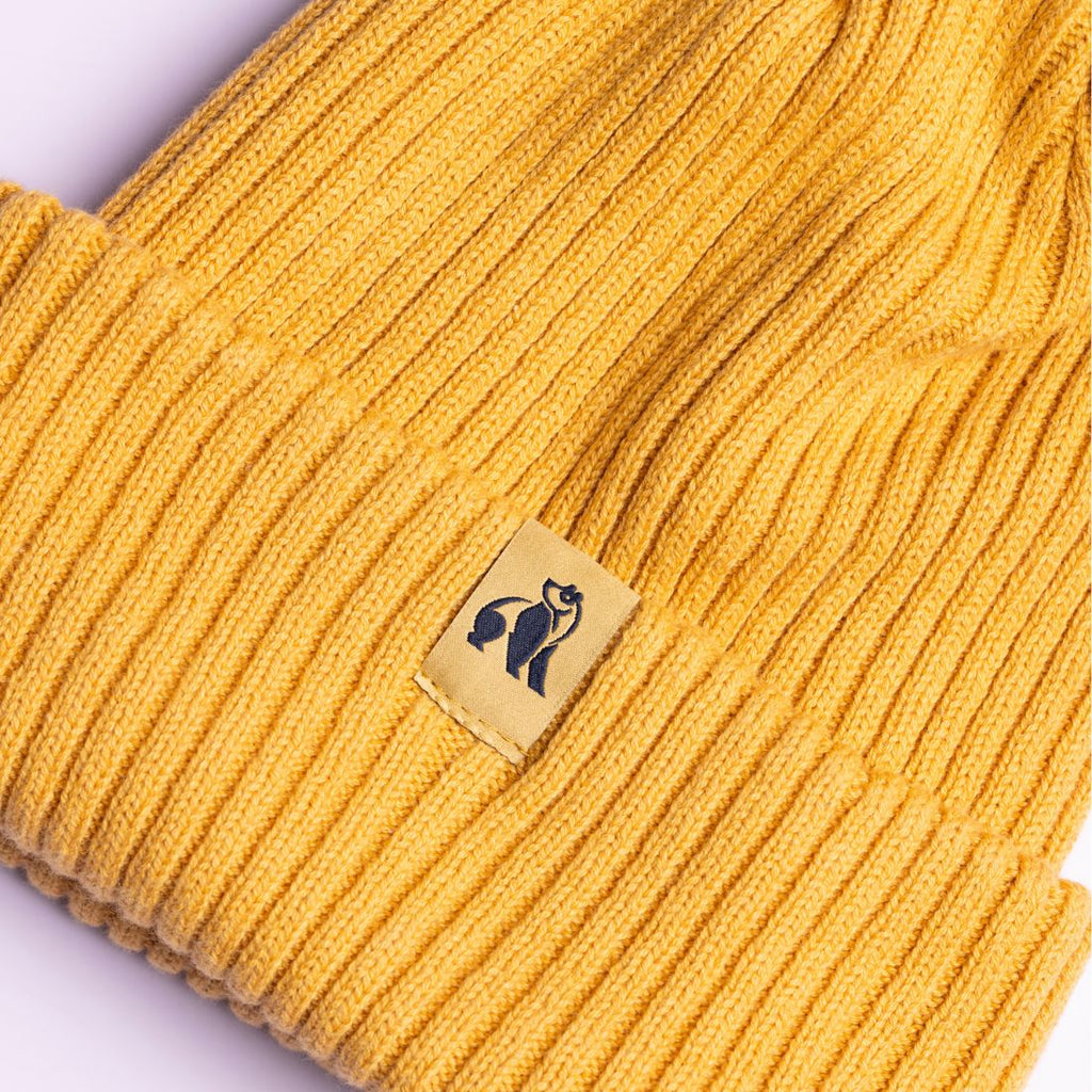 Mustard Organic Cotton Beanie