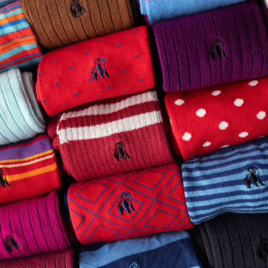 Build Your Own Bamboo-Blend Sock Gift Box, 15 Pairs