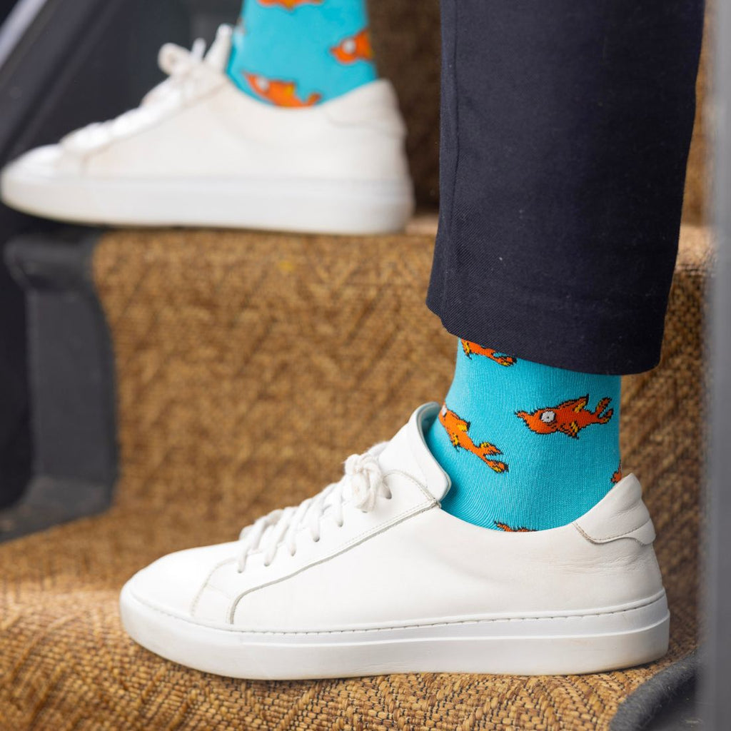 Guppy Fish Bamboo-Blend Socks