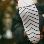 White Bamboo-Blend Performance Trainer Socks