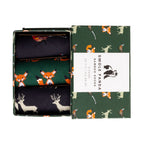 Countryside Bamboo-Blend Sock Gift Box, 3 Pairs