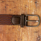 Orange Fine Weave Recycled Woven Belt