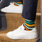 Gradient Stripe Bamboo-Blend Socks