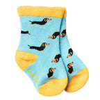 Children's Sausage Dog Bamboo-Blend Socks