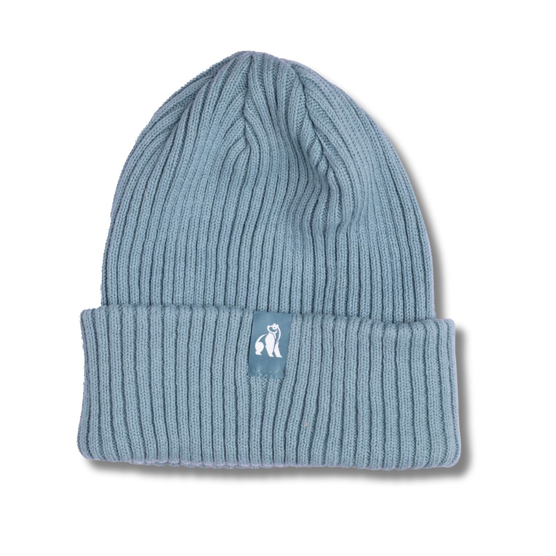 Turquoise Organic Cotton Beanie