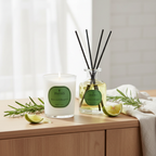 Rosemary & Bergamot 180g Candle & 100ml Diffuser Set