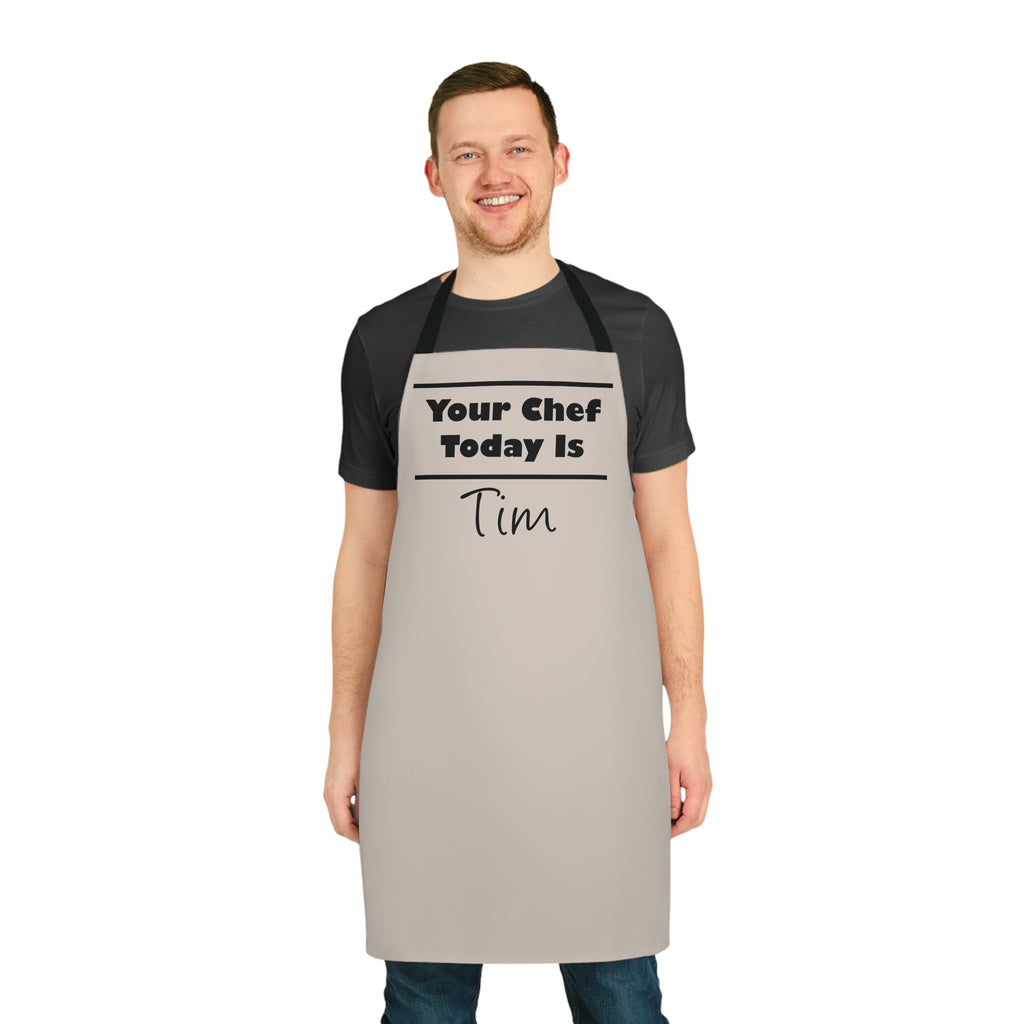 Your Chef Today Is Personalised Kitchen Apron