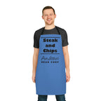 Steak and Chips Personalised Kitchen Apron